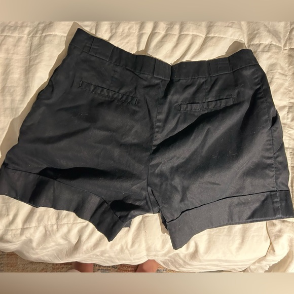 Black casual trouser shorts - Picture 2 of 5